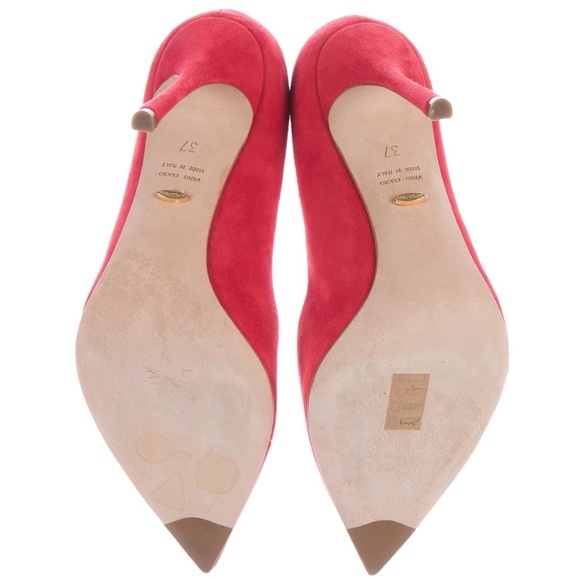 SOLD 🎈NWOT SERGIO ROSSI Suede Pumps - Picture 5 of 5